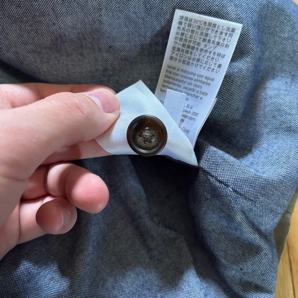 J. Crew Cruiser Harrington Bomber Canvas Jacket Tan Lined Full Zip Medium Mens - Picture 7 of 10